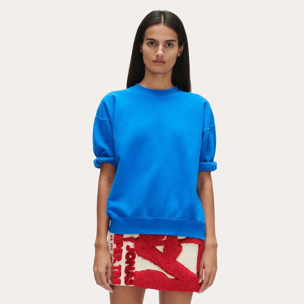 Rachel Comey Stanza Sweatshirt in Royal Blue